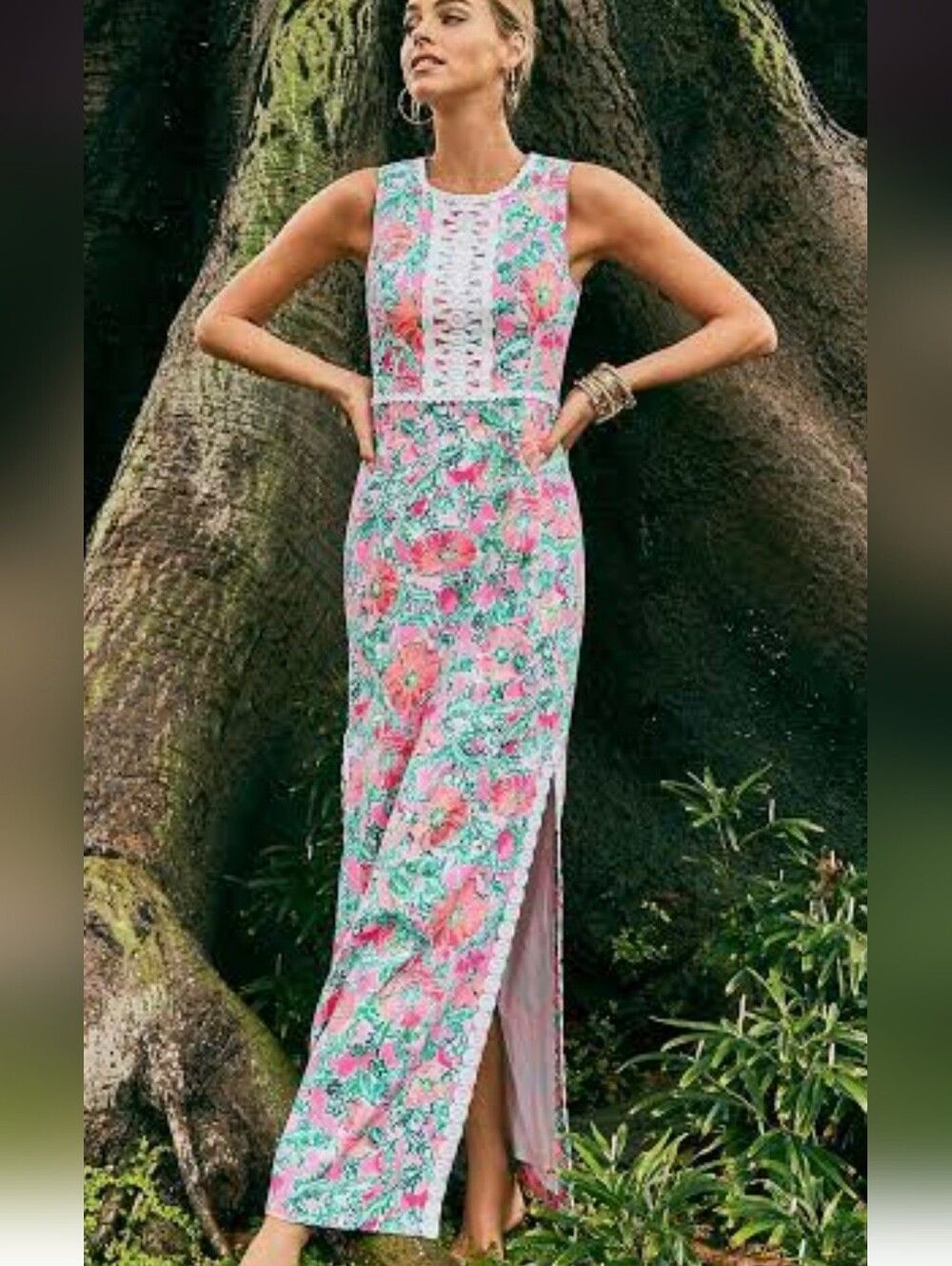 Ashler Maxi Dress In Perfect Poppy